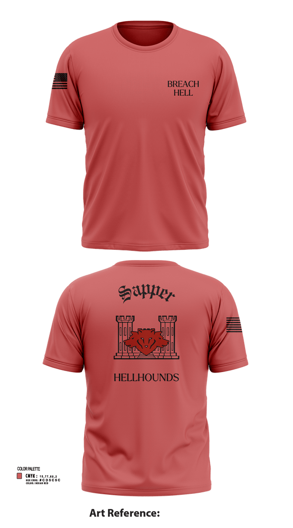 Short Sleeve Performance Shirt, 811th EN CO, , Teamtime, Team time, sublimation, custom sports apparel, team uniforms, spirit wear, spiritwear, sports uniforms, custom shirts, team store, custom team store, fundraiser sports, apparel fundraiser