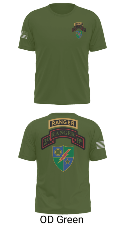 2nd Battalion 75th Ranger Regiment 36081201 Short Sleeve Performance Shirt - 56