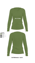 Dunlap Division 37393117 Women's Long Sleeve V-neck Shirt - 40