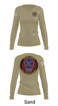 345 TRS 70386856 Women's Long Sleeve V-neck Shirt - 97