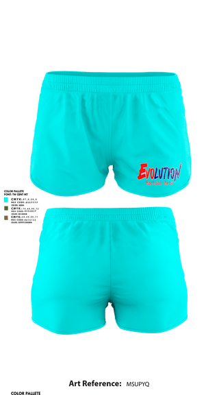 Womens Shorts, Evolution Martial Arts, , Teamtime, Team time, sublimation, custom sports apparel, team uniforms, spirit wear, spiritwear, sports uniforms, custom shirts, team store, custom team store, fundraiser sports, apparel fundraiser