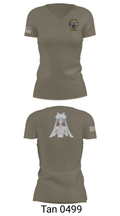 MARDET Fort Leonard Wood Basic Military Police School House (FLW) INIWIC 59611156 Women's Short Sleeve V-neck Shirt - 65