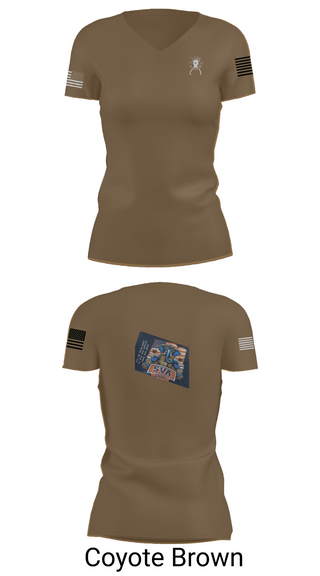 Womens Short Sleeve Vneck Shirt, TITAN BN, Army, Teamtime, Team time, sublimation, custom sports apparel, team uniforms, spirit wear, spiritwear, sports uniforms, custom shirts, team store, custom team store, fundraiser sports, apparel fundraiser
