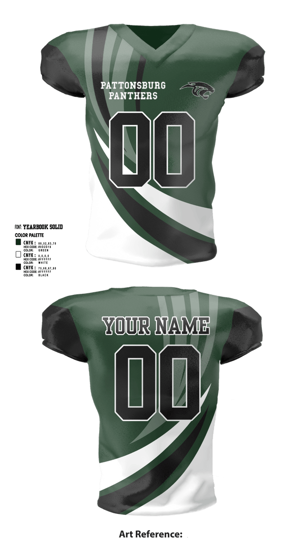 Football Jersey, Pattonsburg R-2 High School Football, Football, Teamtime, Team time, sublimation, custom sports apparel, team uniforms, spirit wear, spiritwear, sports uniforms, custom shirts, team store, custom team store, fundraiser sports, apparel fundraiser