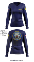 MSU Sturgeon Bay 88704328 Women's Long Sleeve V-neck Shirt - 1