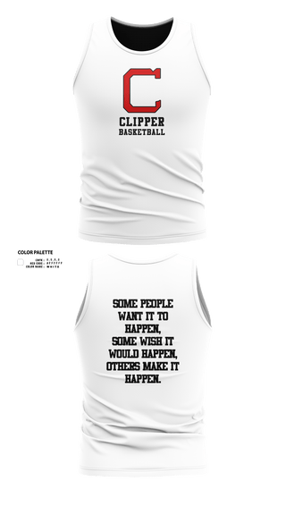 Tank Top, Columbiana High School Basketball, Men's Basketball, Teamtime, Team time, sublimation, custom sports apparel, team uniforms, spirit wear, spiritwear, sports uniforms, custom shirts, team store, custom team store, fundraiser sports, apparel fundraiser