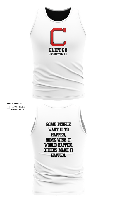 Columbiana High School Basketball 83089115 Tank Top - 50