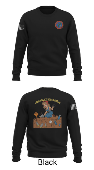 Crew Neck Sweatshirt, MCB Camp Blaz Ordnance, Marines, Teamtime, Team time, sublimation, custom sports apparel, team uniforms, spirit wear, spiritwear, sports uniforms, custom shirts, team store, custom team store, fundraiser sports, apparel fundraiser