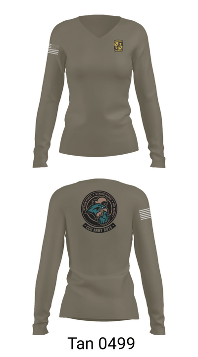 Chanticleer company 34462823 Women's Long Sleeve V-neck Shirt - 77