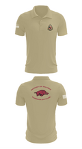 University of Arkansas Army ROTC - Razorback Battalion 15416563 Short Sleeve Performance Polo - 87