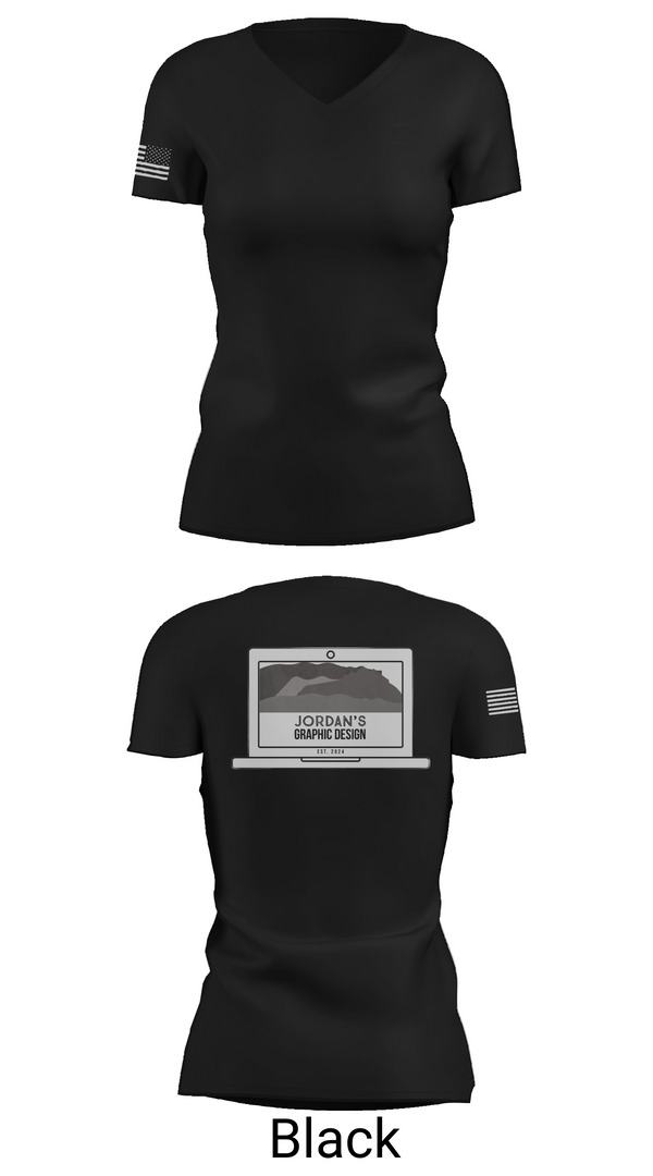 Womens Short Sleeve Vneck Shirt, Jordan’s Graphic Designs, , Teamtime, Team time, sublimation, custom sports apparel, team uniforms, spirit wear, spiritwear, sports uniforms, custom shirts, team store, custom team store, fundraiser sports, apparel fundraiser