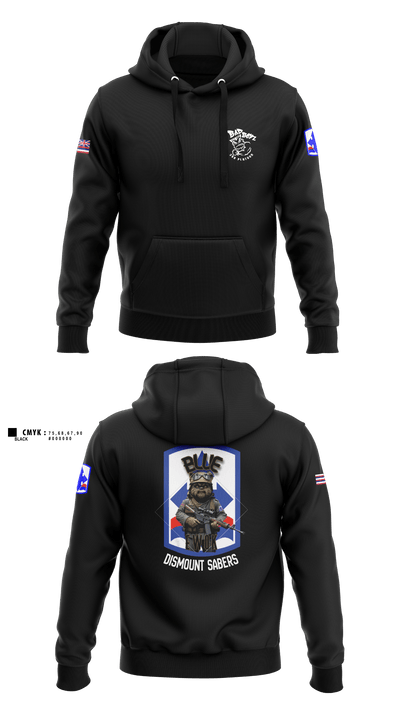 3RD PLT BAD BOYS3RD PLT BAD BOYS 899719921-299 DismountBlue Ewok 2663775 Hoodie - 1
