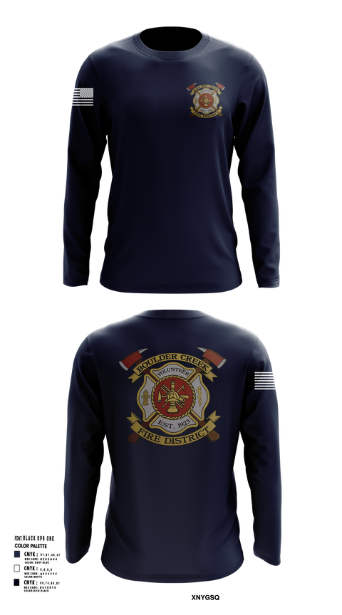 Long Sleeve Performance Shirt, Boulder creek fire, , Teamtime, Team time, sublimation, custom sports apparel, team uniforms, spirit wear, spiritwear, sports uniforms, custom shirts, team store, custom team store, fundraiser sports, apparel fundraiser