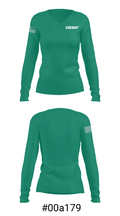 CBIRF 33492469 Women's Long Sleeve V-neck Shirt - 20