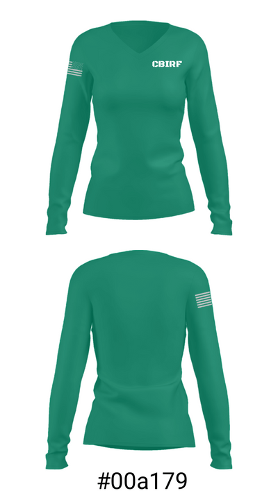 CBIRF 33492469 Women's Long Sleeve V-neck Shirt - 20