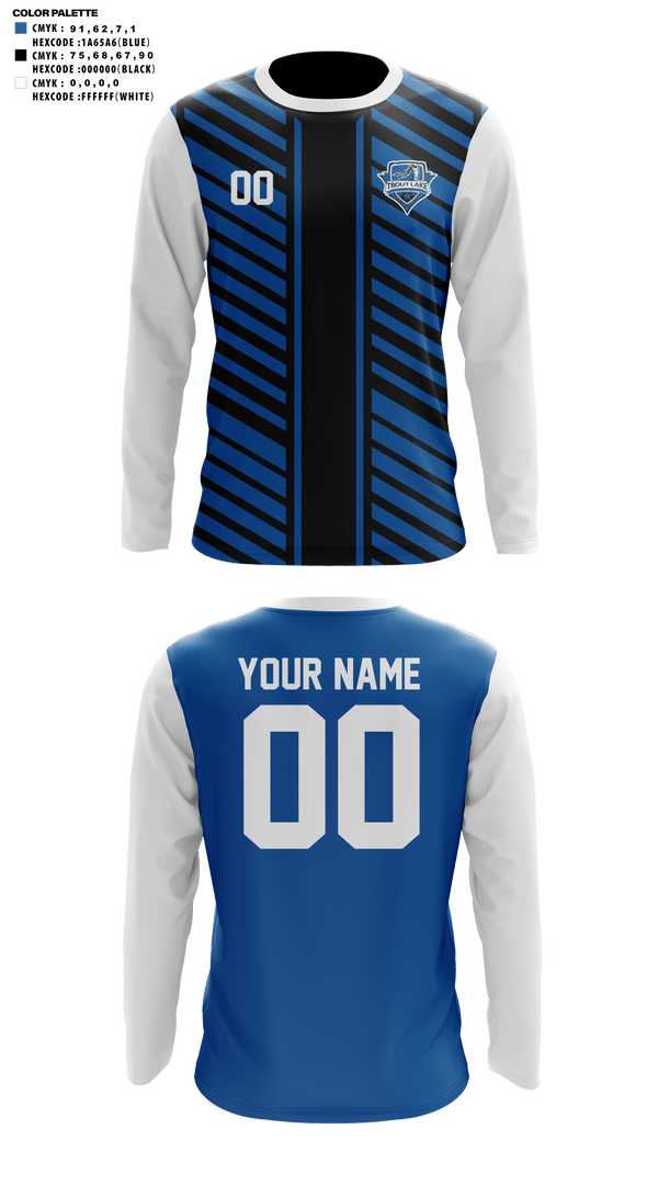 Long Sleeve Performance Shirt, Trout Lake High School Soccer, Men's Soccer, Teamtime, Team time, sublimation, custom sports apparel, team uniforms, spirit wear, spiritwear, sports uniforms, custom shirts, team store, custom team store, fundraiser sports, apparel fundraiser