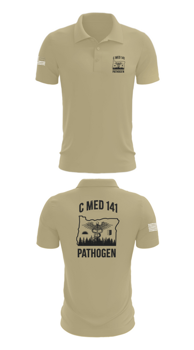 C MED 141 64606356 Short Sleeve Performance Polo - 83