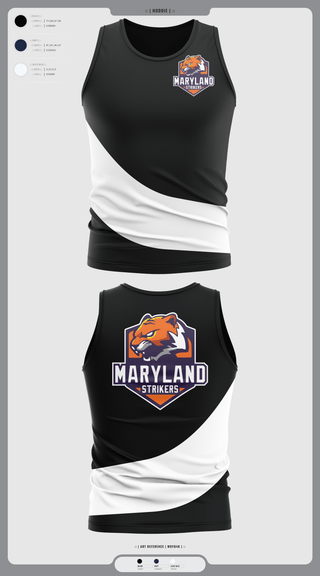 Tank Top, Maryland Strikers, Men's Volleyball, Teamtime, Team time, sublimation, custom sports apparel, team uniforms, spirit wear, spiritwear, sports uniforms, custom shirts, team store, custom team store, fundraiser sports, apparel fundraiser