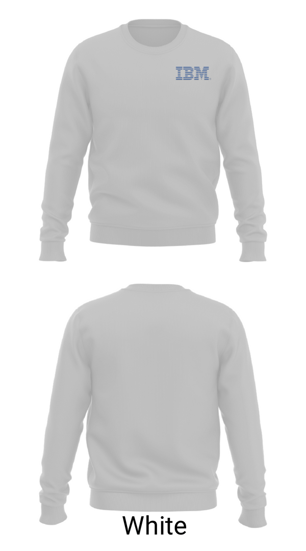 Crew Neck Sweatshirt, IBM, Space Force, Teamtime, Team time, sublimation, custom sports apparel, team uniforms, spirit wear, spiritwear, sports uniforms, custom shirts, team store, custom team store, fundraiser sports, apparel fundraiser