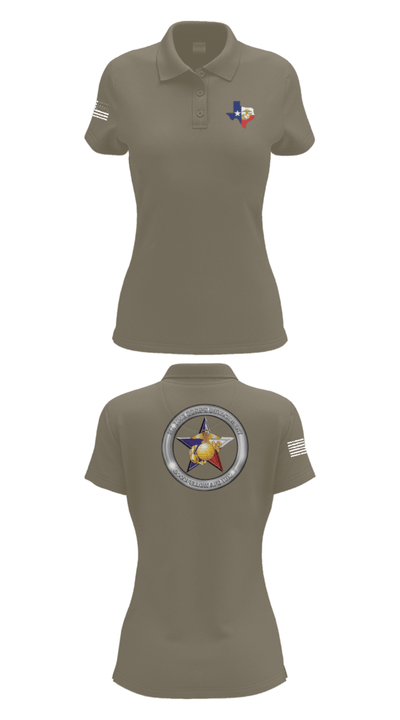 Goodfellow AFB MCD 8795837 Women's Short Sleeve Performance Polo  - 75