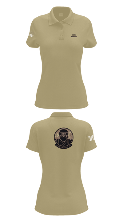 35th COMMS 55833668 Women's Short Sleeve Performance Polo  - 95