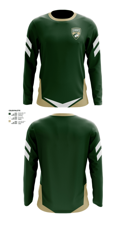South Hills High School Wrestling 76204238 Long Sleeve Performance Shirt - 40