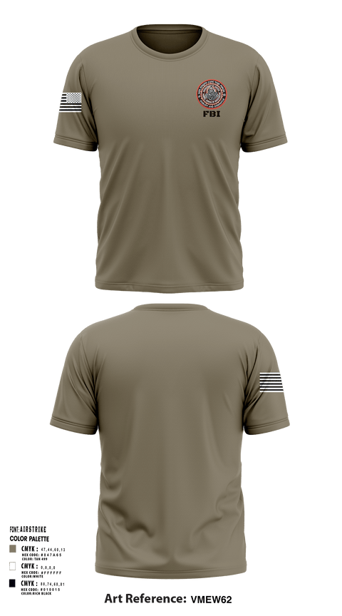 Short Sleeve Performance Shirt, FBI, Police, Teamtime, Team time, sublimation, custom sports apparel, team uniforms, spirit wear, spiritwear, sports uniforms, custom shirts, team store, custom team store, fundraiser sports, apparel fundraiser