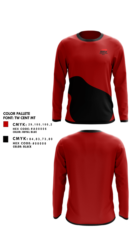 Long Sleeve Performance Shirt, Southeastern University Golf, Golf, Teamtime, Team time, sublimation, custom sports apparel, team uniforms, spirit wear, spiritwear, sports uniforms, custom shirts, team store, custom team store, fundraiser sports, apparel fundraiser