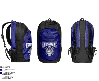 Gear Bag, Ohio Christian Academy, Men's Basketball, Teamtime, Team time, sublimation, custom sports apparel, team uniforms, spirit wear, spiritwear, sports uniforms, custom shirts, team store, custom team store, fundraiser sports, apparel fundraiser