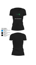 Moils Lawn and landscape 2540388 Women's Short Sleeve V-neck Shirt - 37