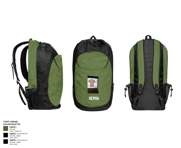 Gear Bag, SCPOA, , Teamtime, Team time, sublimation, custom sports apparel, team uniforms, spirit wear, spiritwear, sports uniforms, custom shirts, team store, custom team store, fundraiser sports, apparel fundraiser