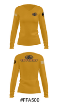 Half Moon Bay High School Tennis 37910958 Women's Long Sleeve V-neck Shirt - 29