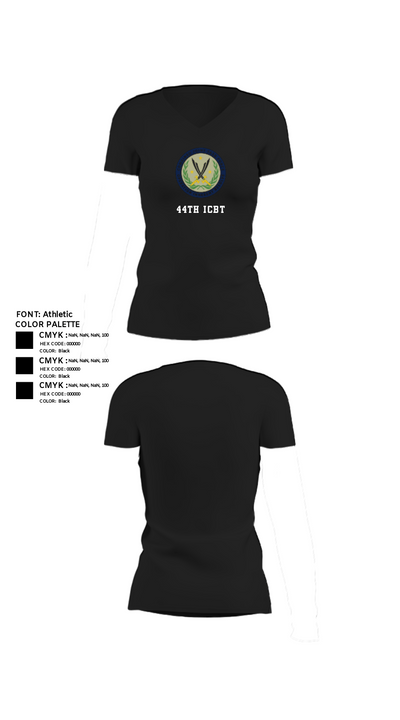 44th ICBT 60779242 Women's Short Sleeve V-neck Shirt - 23