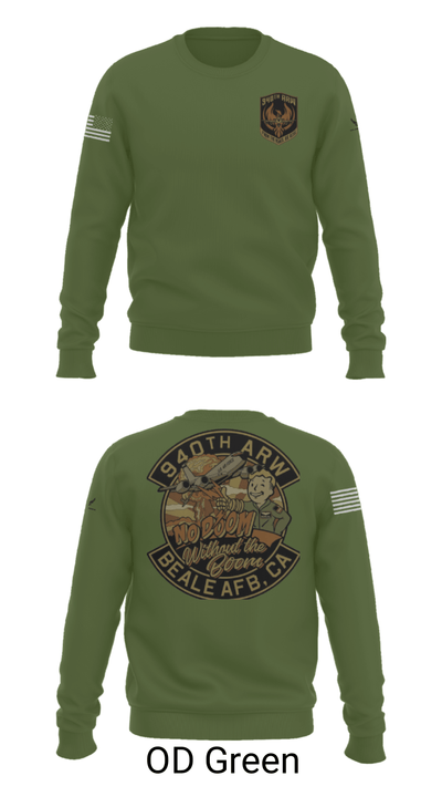 940 Air Refueling Wing 53360157 Crew Neck Sweatshirt - 45