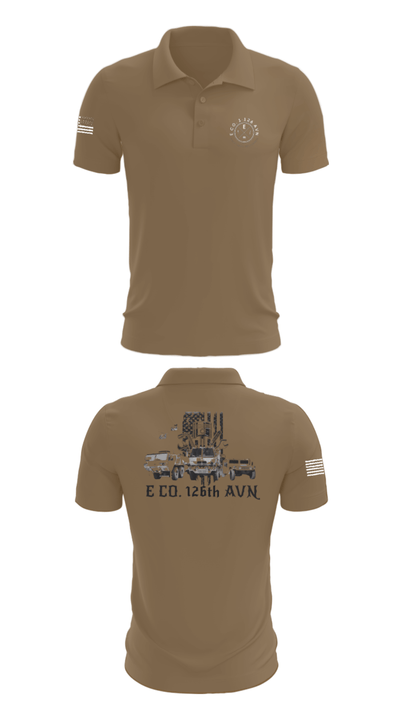 B Co. 1-126AVN 81837658 Short Sleeve Performance Polo - 7