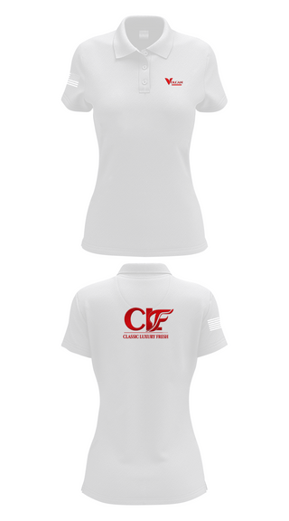Womens Short Sleeve Performance Polo, CLF, , Teamtime, Team time, sublimation, custom sports apparel, team uniforms, spirit wear, spiritwear, sports uniforms, custom shirts, team store, custom team store, fundraiser sports, apparel fundraiser