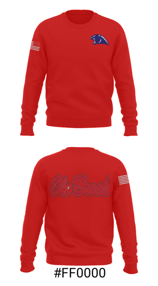 Crew Neck Sweatshirt, Brookhaven High School Track, Track & Field, Teamtime, Team time, sublimation, custom sports apparel, team uniforms, spirit wear, spiritwear, sports uniforms, custom shirts, team store, custom team store, fundraiser sports, apparel fundraiser