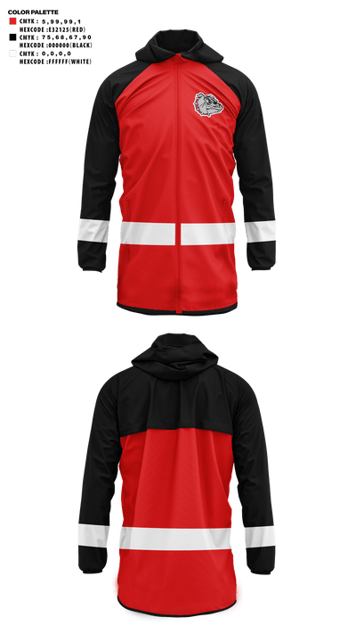 Pleasanton Elementary School Cheer 69415211 Windbreaker - 41