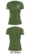 Third battalion, 1st Marines 26624063 Women's Short Sleeve V-neck Shirt - 48