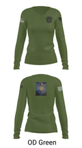 U.S. Army Recruiting Eau Claire 30738905 Women's Long Sleeve V-neck Shirt - 57