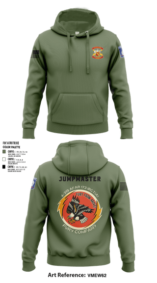 Hoodie, FCO 4-319 AFAR, 173 IBCT(A), Army, Teamtime, Team time, sublimation, custom sports apparel, team uniforms, spirit wear, spiritwear, sports uniforms, custom shirts, team store, custom team store, fundraiser sports, apparel fundraiser
