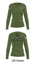 B Co. 1-126AVN 81837658 Women's Long Sleeve V-neck Shirt - 57