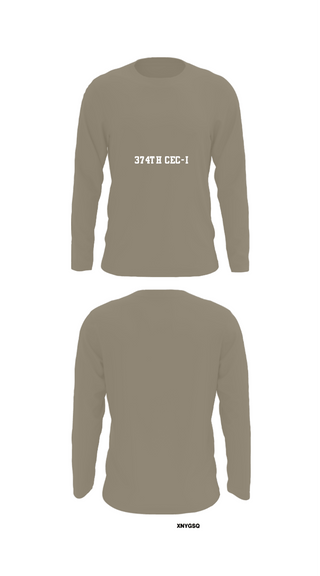 Long Sleeve Performance Shirt, 374th CEC-I, Army, Teamtime, Team time, sublimation, custom sports apparel, team uniforms, spirit wear, spiritwear, sports uniforms, custom shirts, team store, custom team store, fundraiser sports, apparel fundraiser