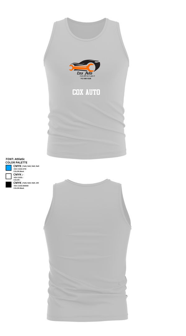 Tank Top, Cox Auto, , Teamtime, Team time, sublimation, custom sports apparel, team uniforms, spirit wear, spiritwear, sports uniforms, custom shirts, team store, custom team store, fundraiser sports, apparel fundraiser