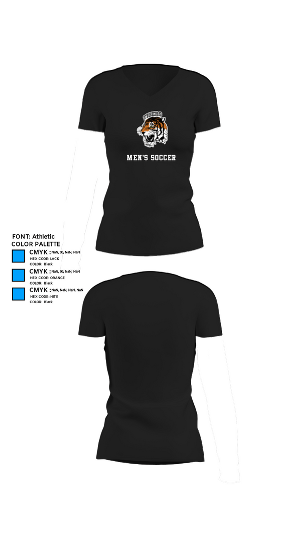 Women's Short Sleeve Vneck Shirt, Stivers, Men's Soccer, Teamtime, Team time, sublimation, custom sports apparel, team uniforms, spirit wear, spiritwear, sports uniforms, custom shirts, team store, custom team store, fundraiser sports, apparel fundraiser