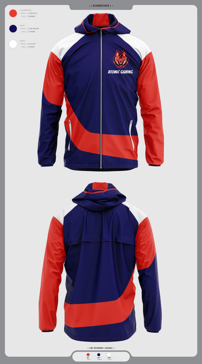 Atomic gaming and 90675197 Windbreaker - 2