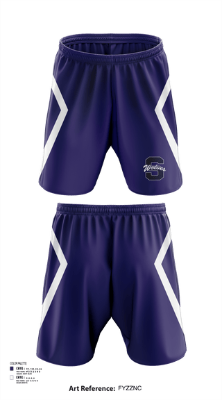 Athletic Shorts With Pockets, Shawnee Middle School Cheer, Cheer, Teamtime, Team time, sublimation, custom sports apparel, team uniforms, spirit wear, spiritwear, sports uniforms, custom shirts, team store, custom team store, fundraiser sports, apparel fundraiser