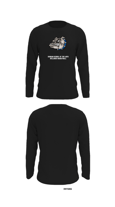Durham School of the Arts Bulldogs Basketball 50674926 Long Sleeve Performance Shirt 27