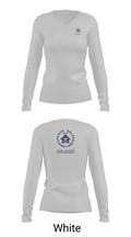 GCG BUILDING CONTRACTOR 38074769 Women's Long Sleeve V-neck Shirt -1 16