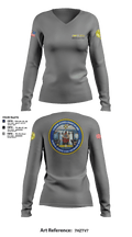 MSU Sturgeon Bay 88704328 Women's Long Sleeve V-neck Shirt - 2